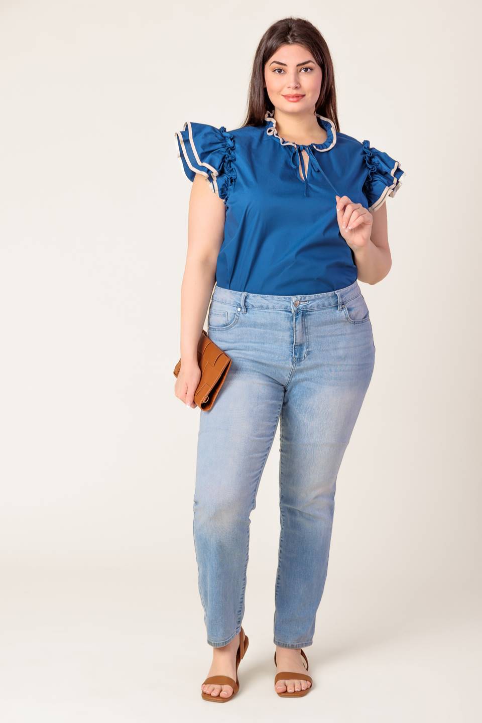 THE TIME IS RIGHT WOVEN TOP Flying Tomato