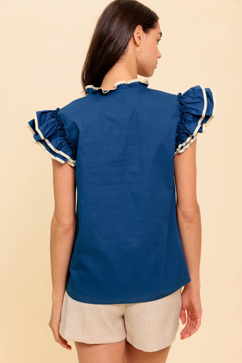 THE TIME IS RIGHT WOVEN TOP Flying Tomato