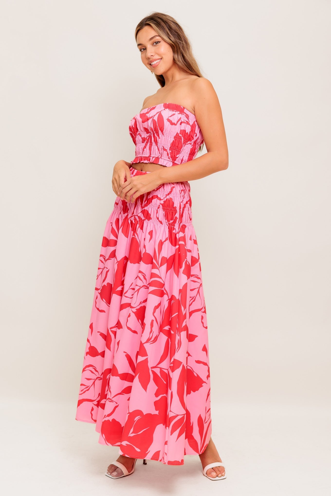 ANYTHING I WANT WOVEN TOP AND SKIRT SET Flying Tomato