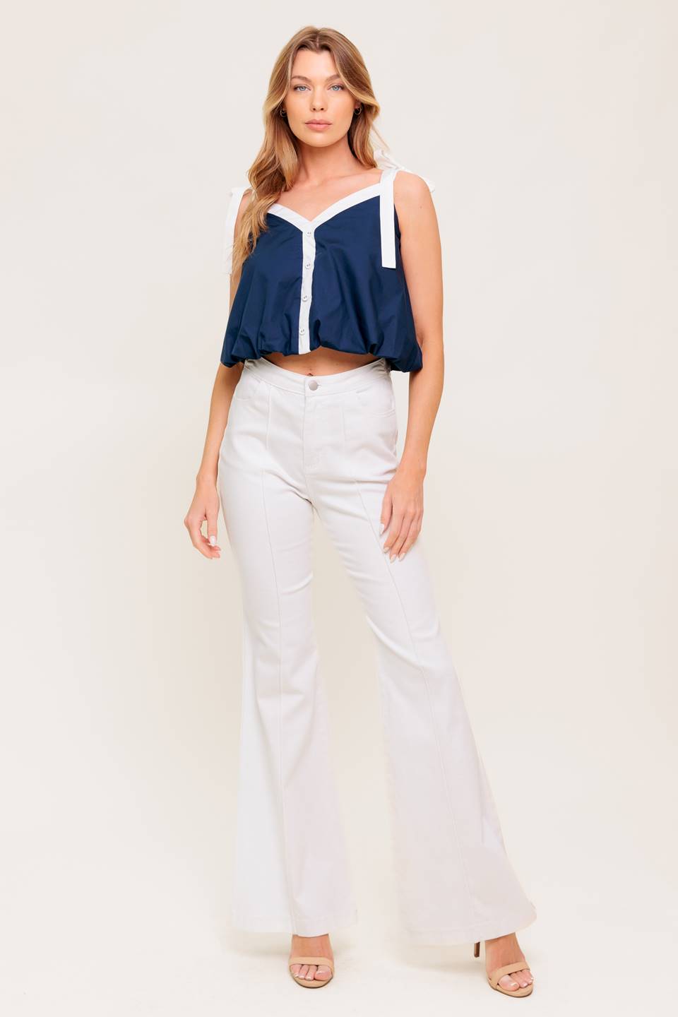 SCENT OF SPRING WOVEN TOP Flying Tomato