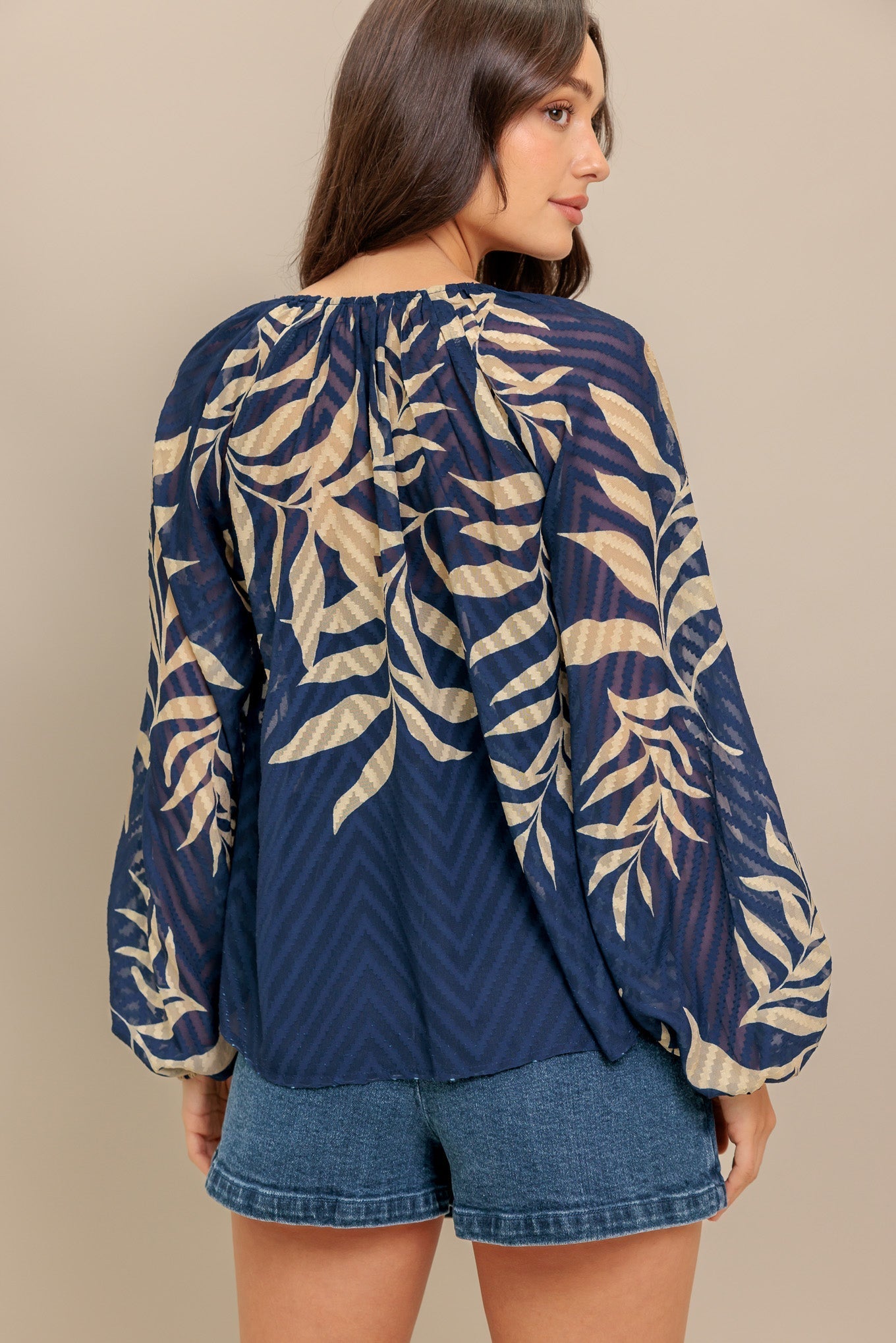 MIDNIGHT WALK  WOVEN TOP Flying Tomato