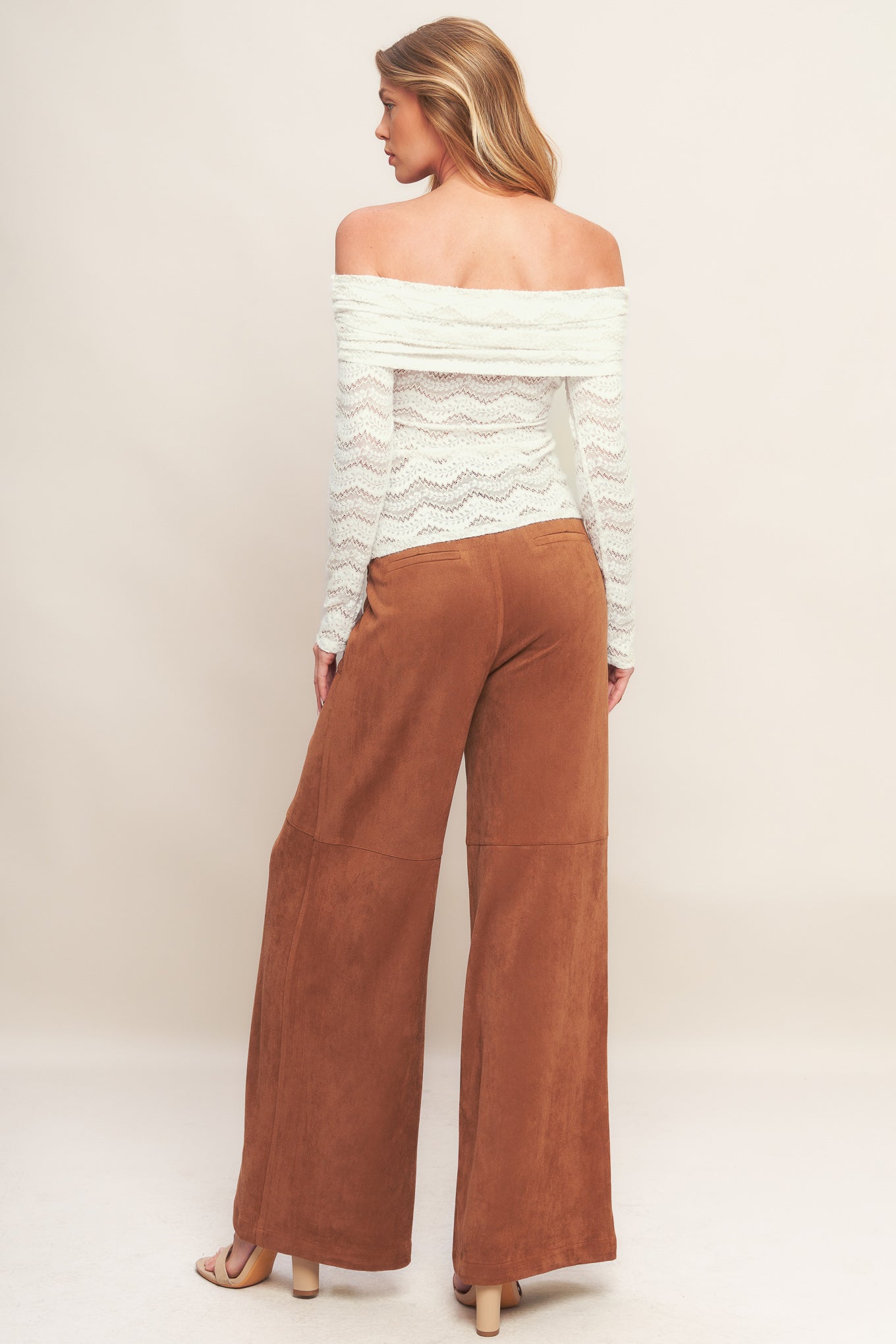 ANGELIC SWEETIE CREAM WOVEN TOP Flying Tomato