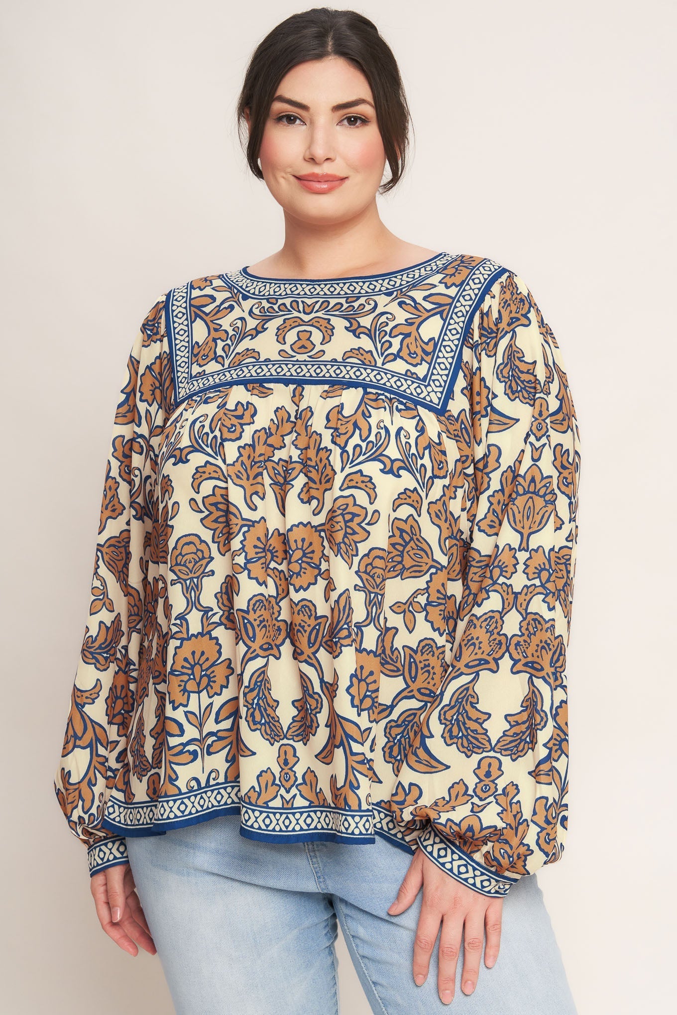 BOHEME MEADOW WOVEN TOP Flying Tomato