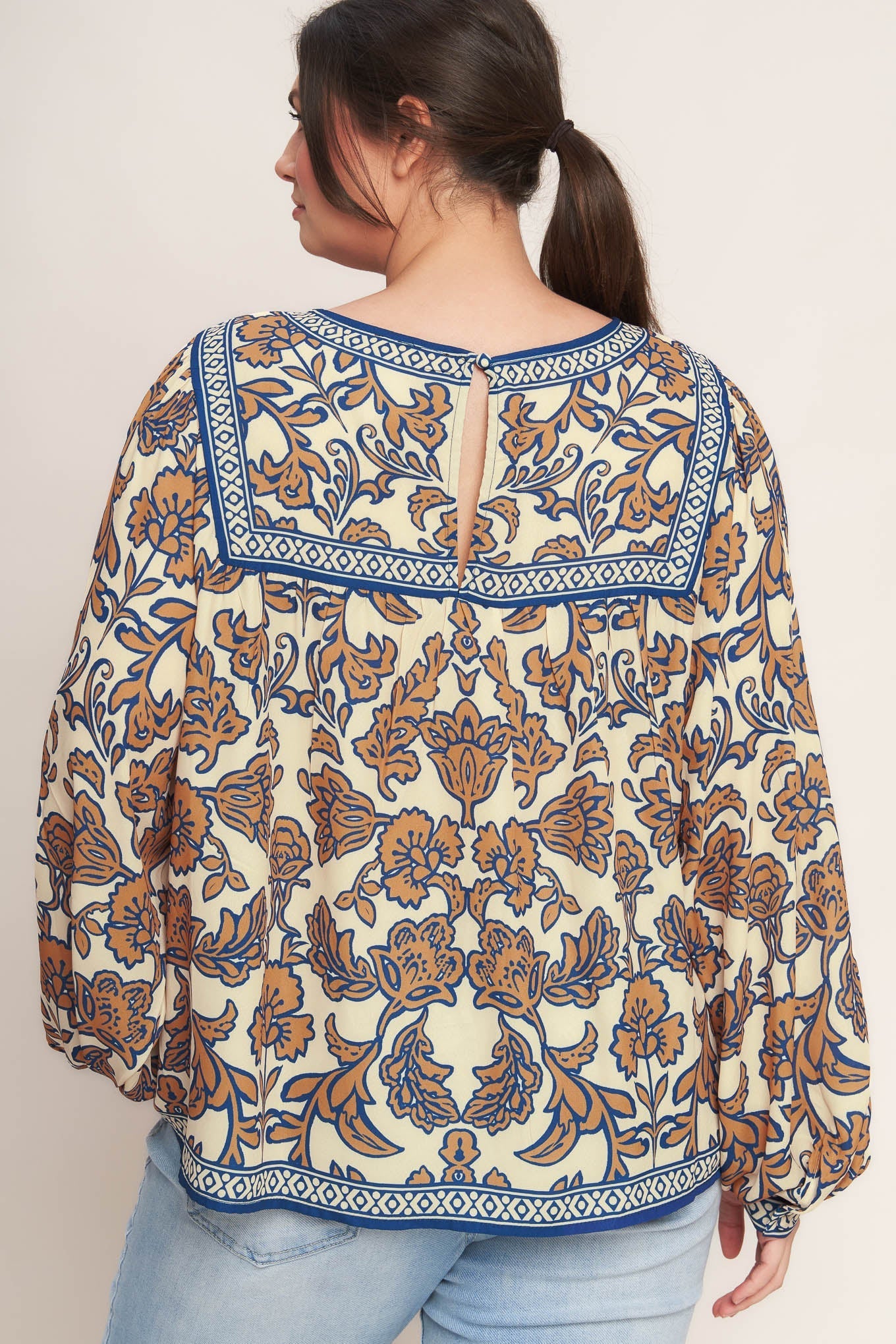 BOHEME MEADOW WOVEN TOP Flying Tomato