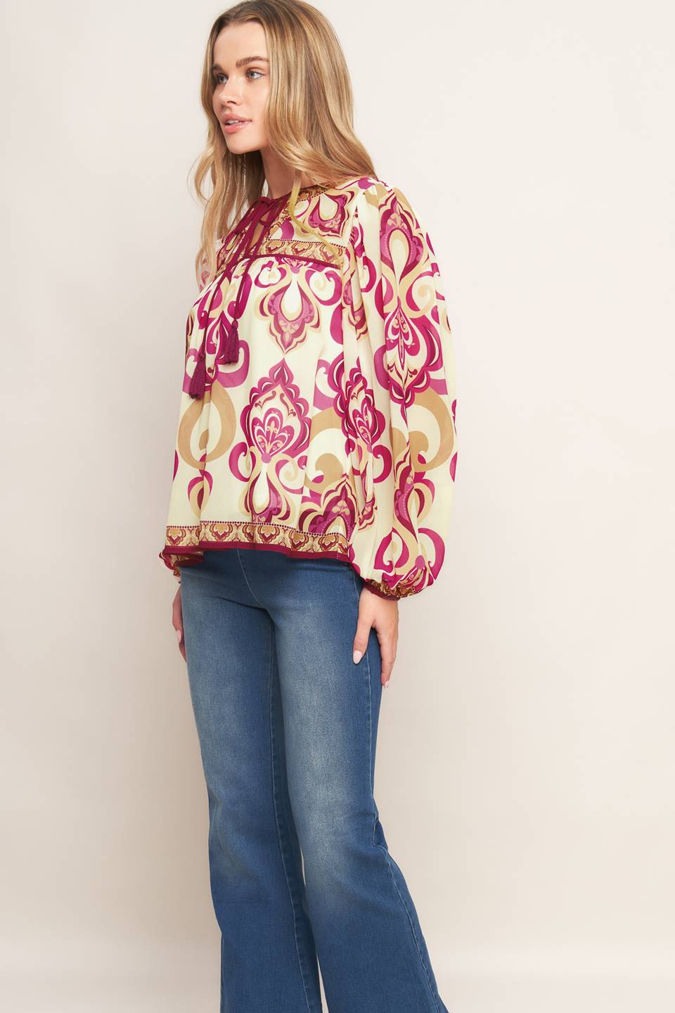 FUSION GROOVE WOVEN TOP Flying Tomato