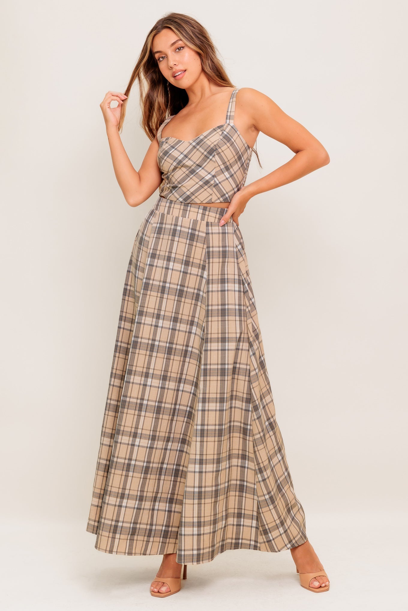 HERITAGE CHARM WOVEN TOP AND SKIRT SET Flying Tomato