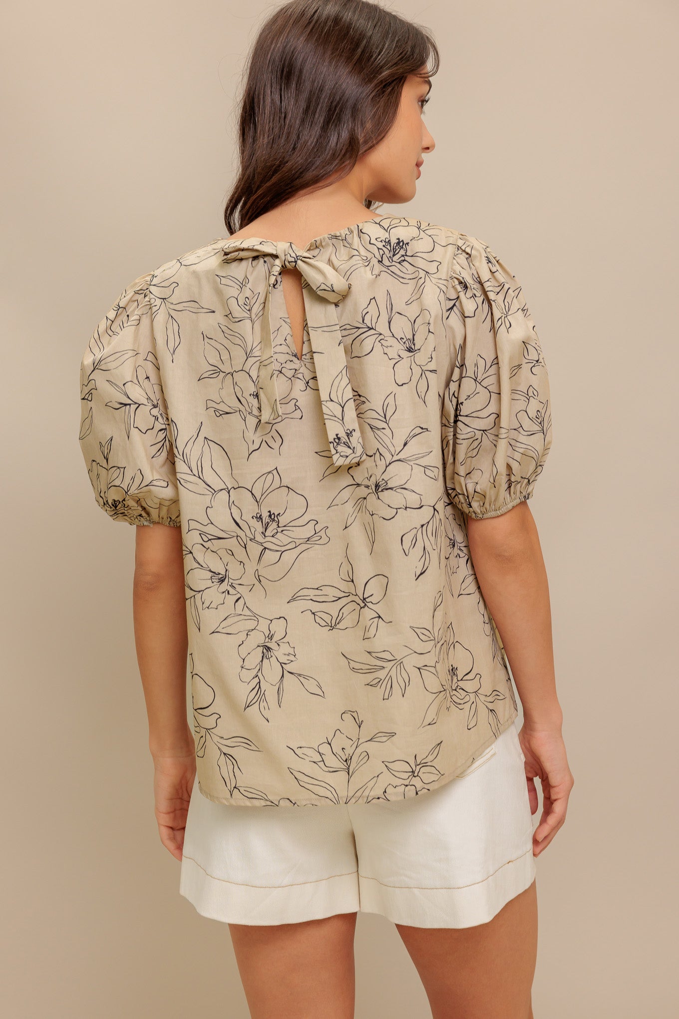 BOTANICAL LUXE WOVEN TOP Flying Tomato