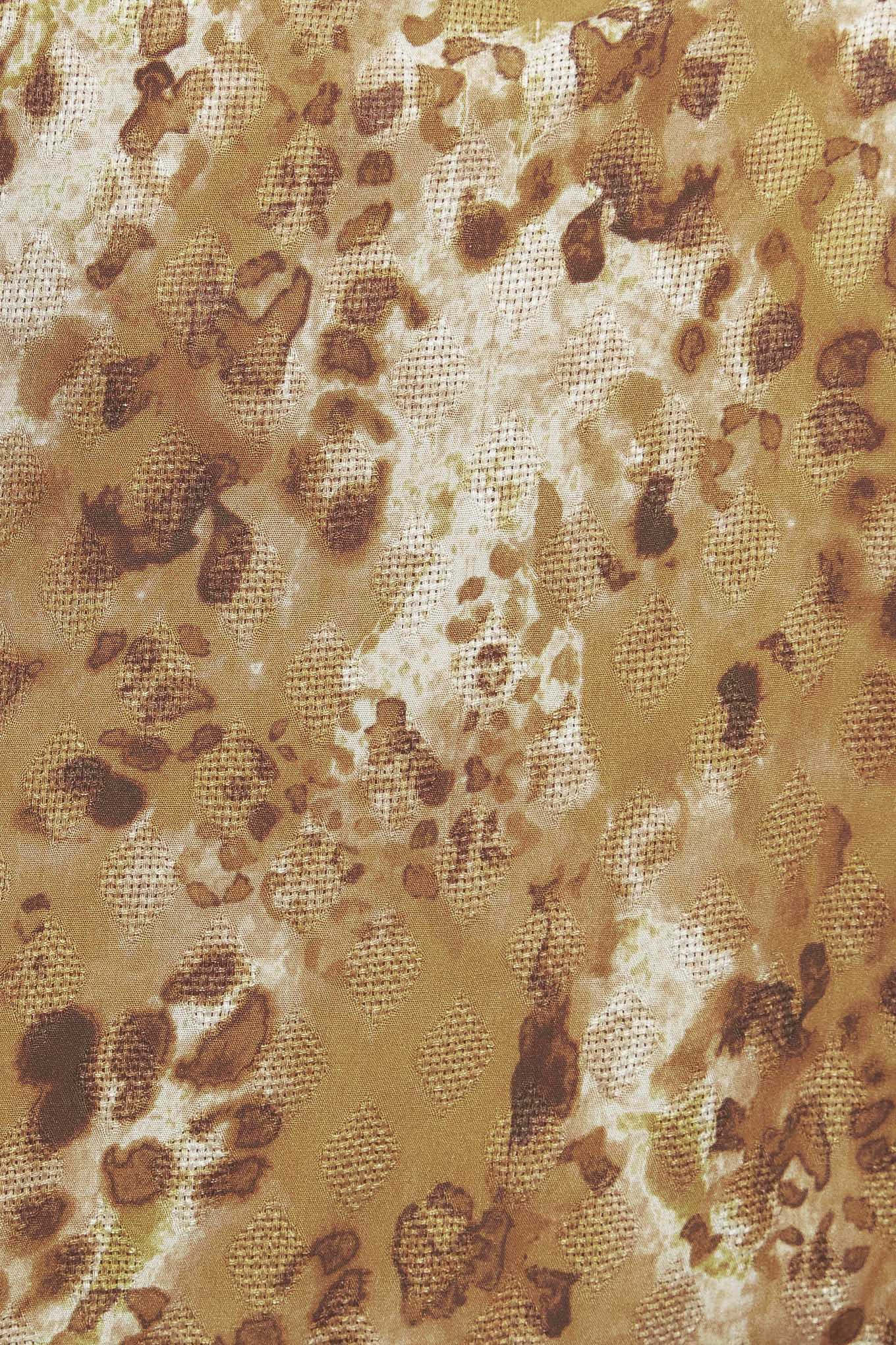 WILD LUXE TAUPE WOVEN TOP Flying Tomato