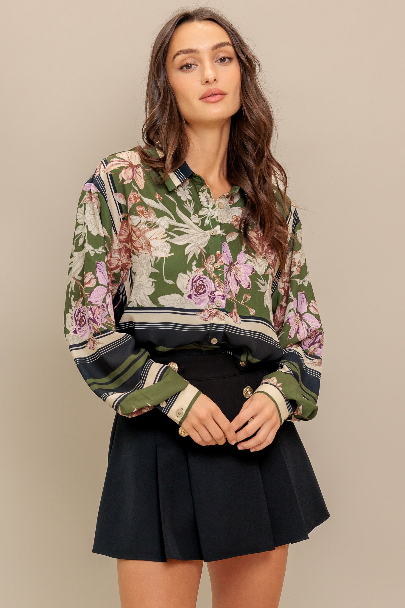 GARDEN CLUB  WOVEN TOP Flying Tomato