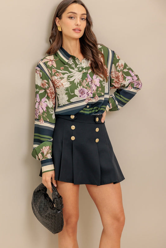 GARDEN CLUB  WOVEN TOP Flying Tomato