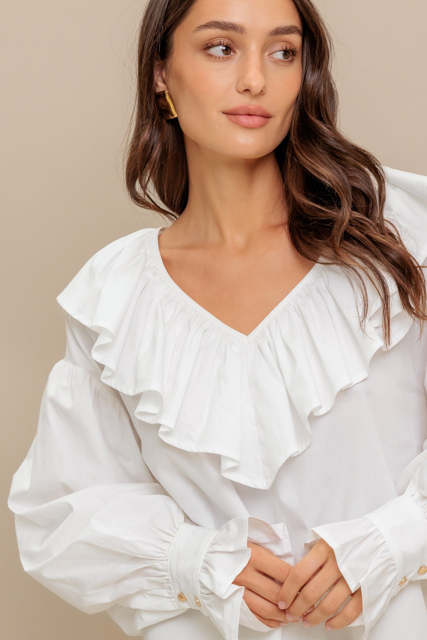 COUTURE CODE WOVEN TOP Flying Tomato