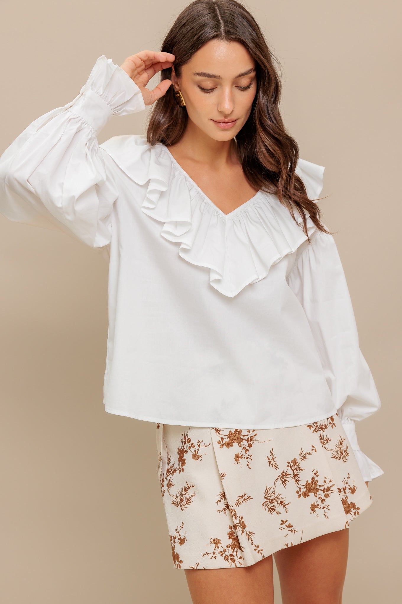 COUTURE CODE WOVEN TOP Flying Tomato