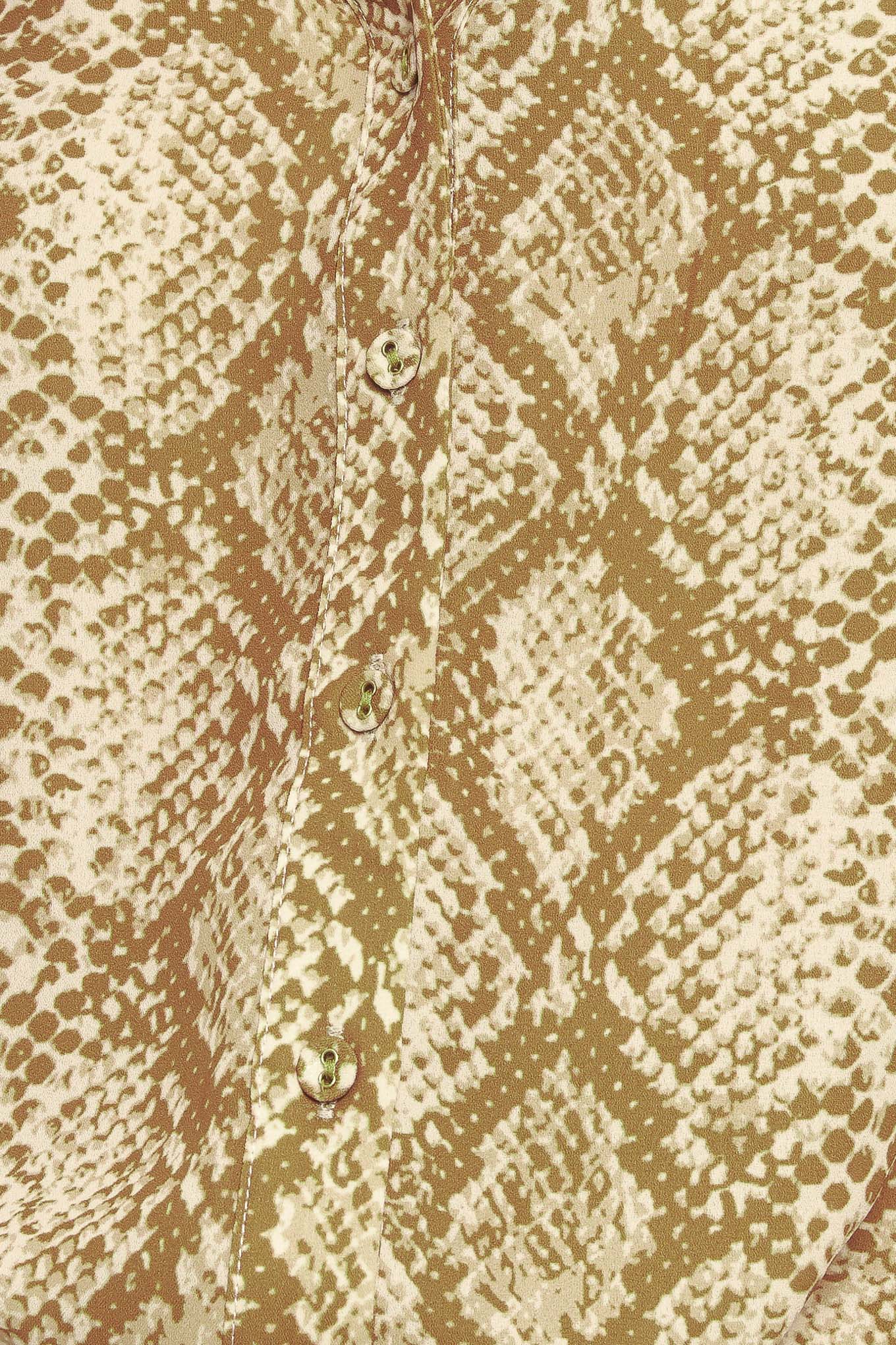 RETRO CHIC TAUPE WOVEN TOP Flying Tomato