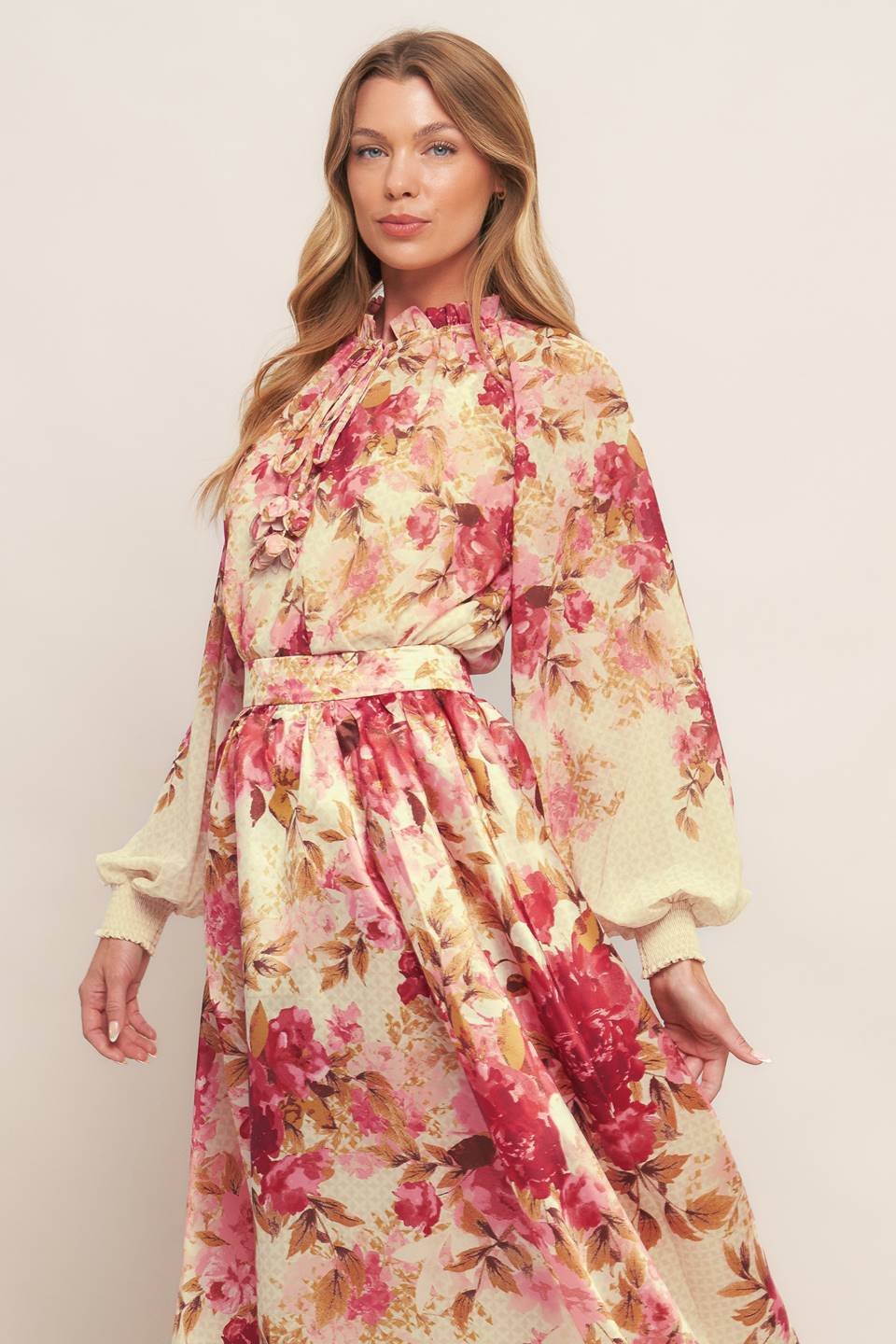 BLOSSOM DREAM BALLERINA WOVEN TOP Flying Tomato