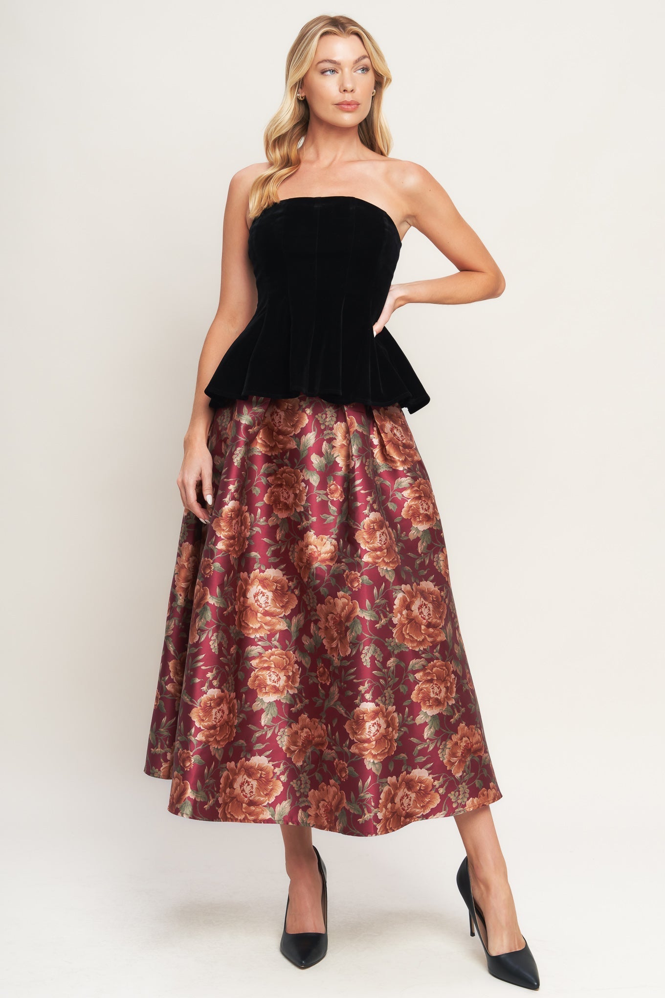 ROYAL PETAL VELVET TOP Flying Tomato