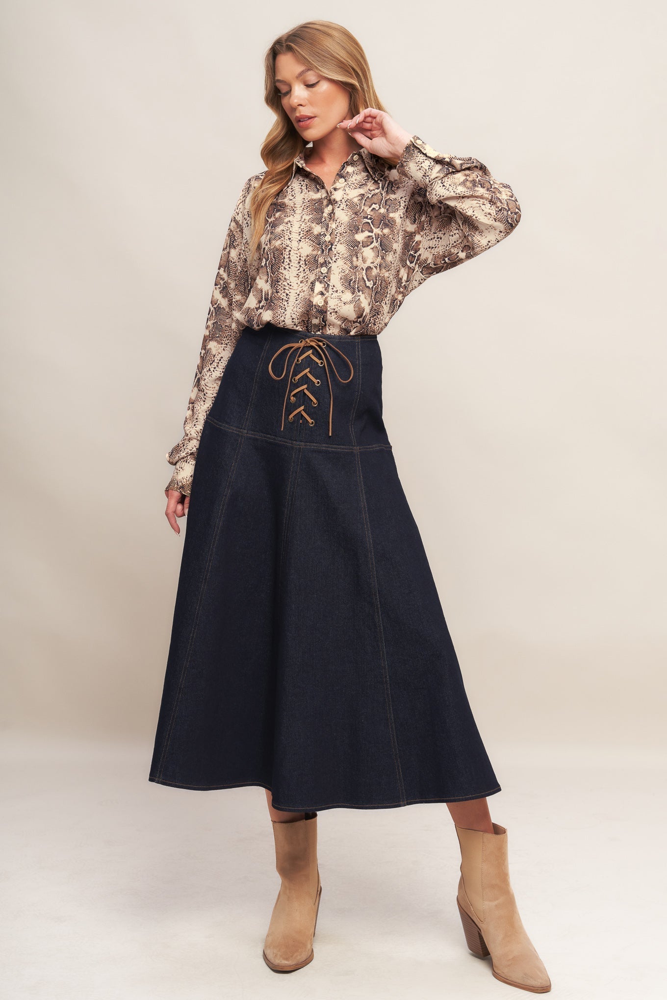 URBAN GODDESS WOVEN TOP Flying Tomato