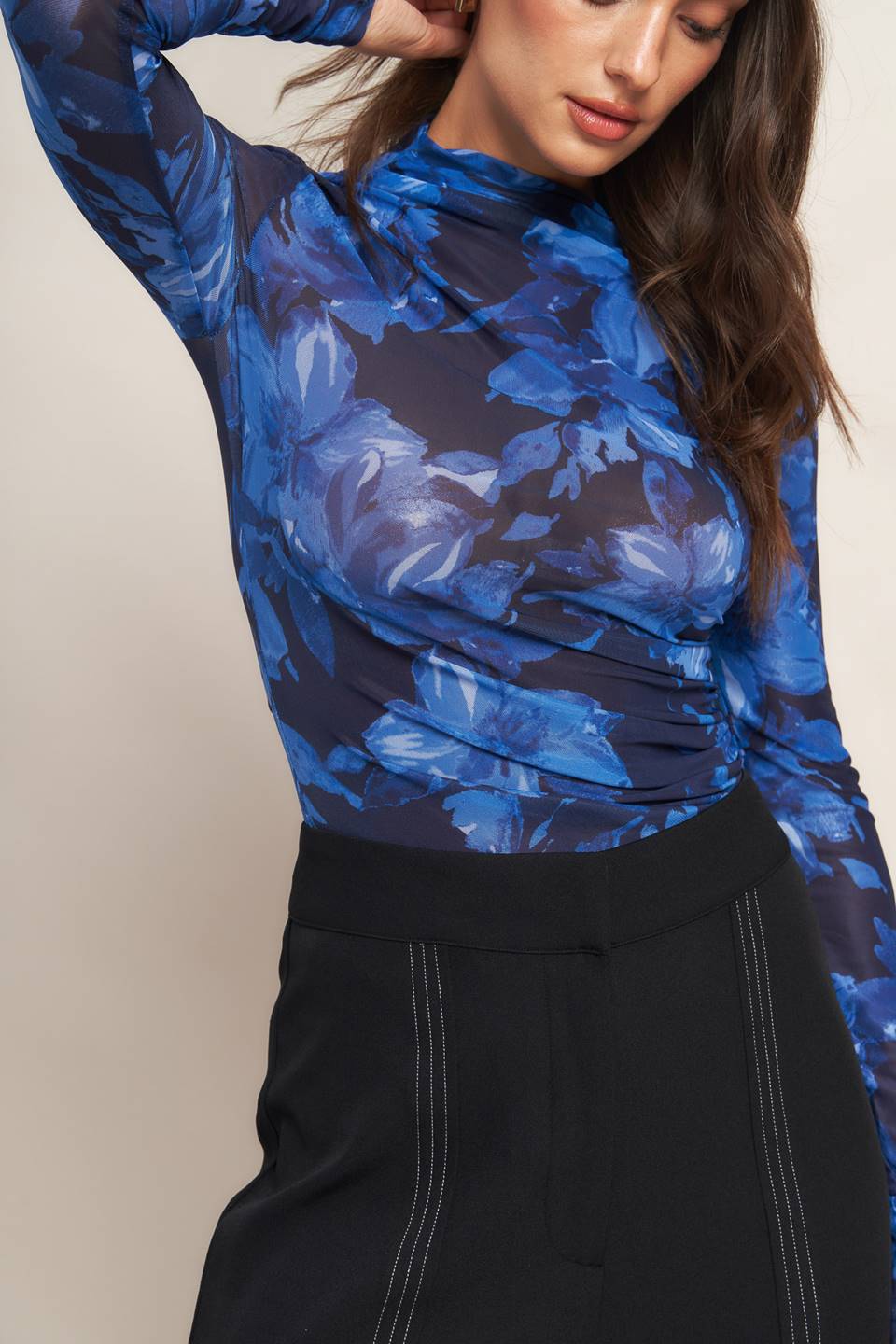 ILLUMINATED PETAL POWER MESH TOP Flying Tomato