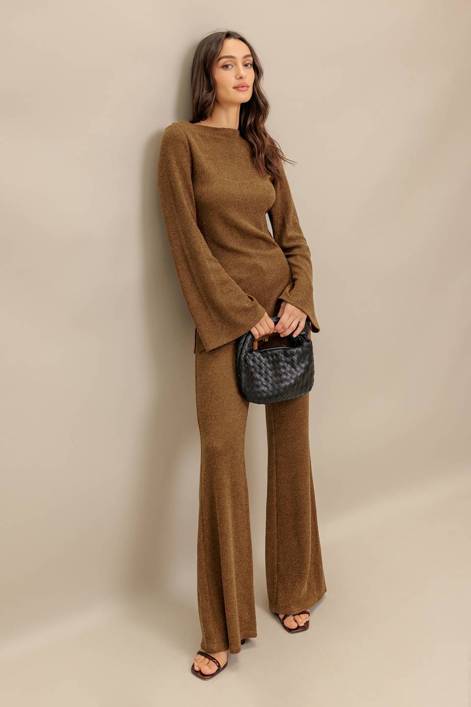 FLARE TOUCH SOLID TUNIC TOP Flying Tomato