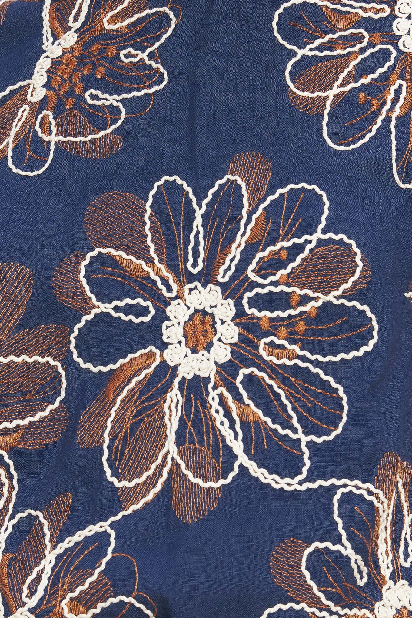 RETRO BLOOM PUFF SLEEVE WOVEN TOP Flying Tomato