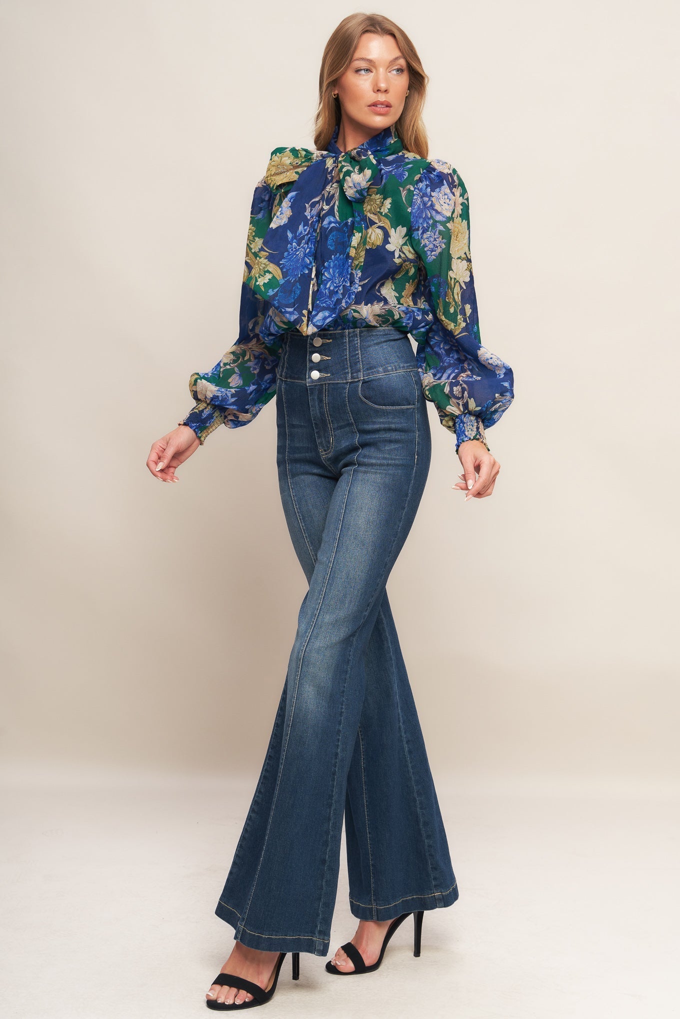 ROYAL TAPESTRY WOVEN TOP Flying Tomato