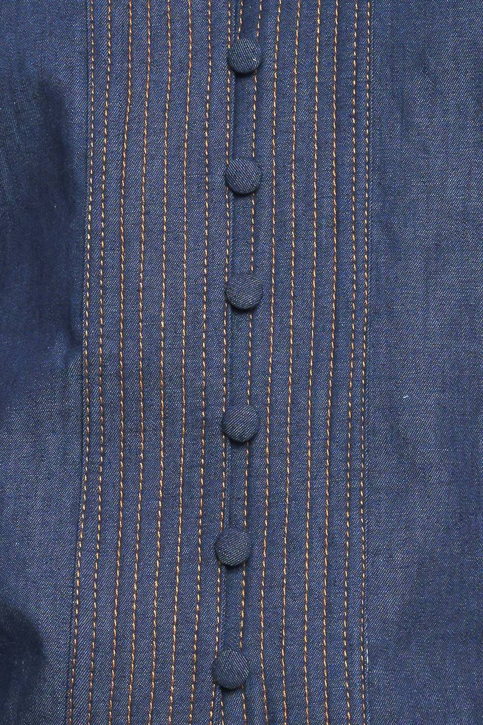 STITCH STORY LIGHTWEIGHT DENIM TOP Flying Tomato