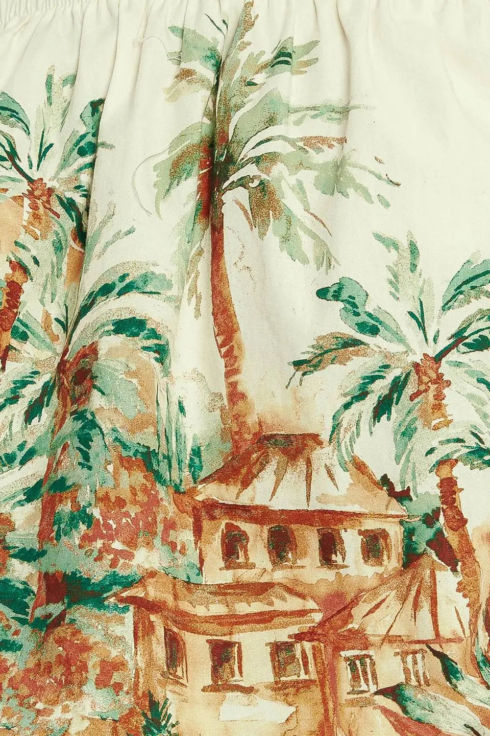 ISLAND TIME ONLY WOVEN CROP TOP Flying Tomato