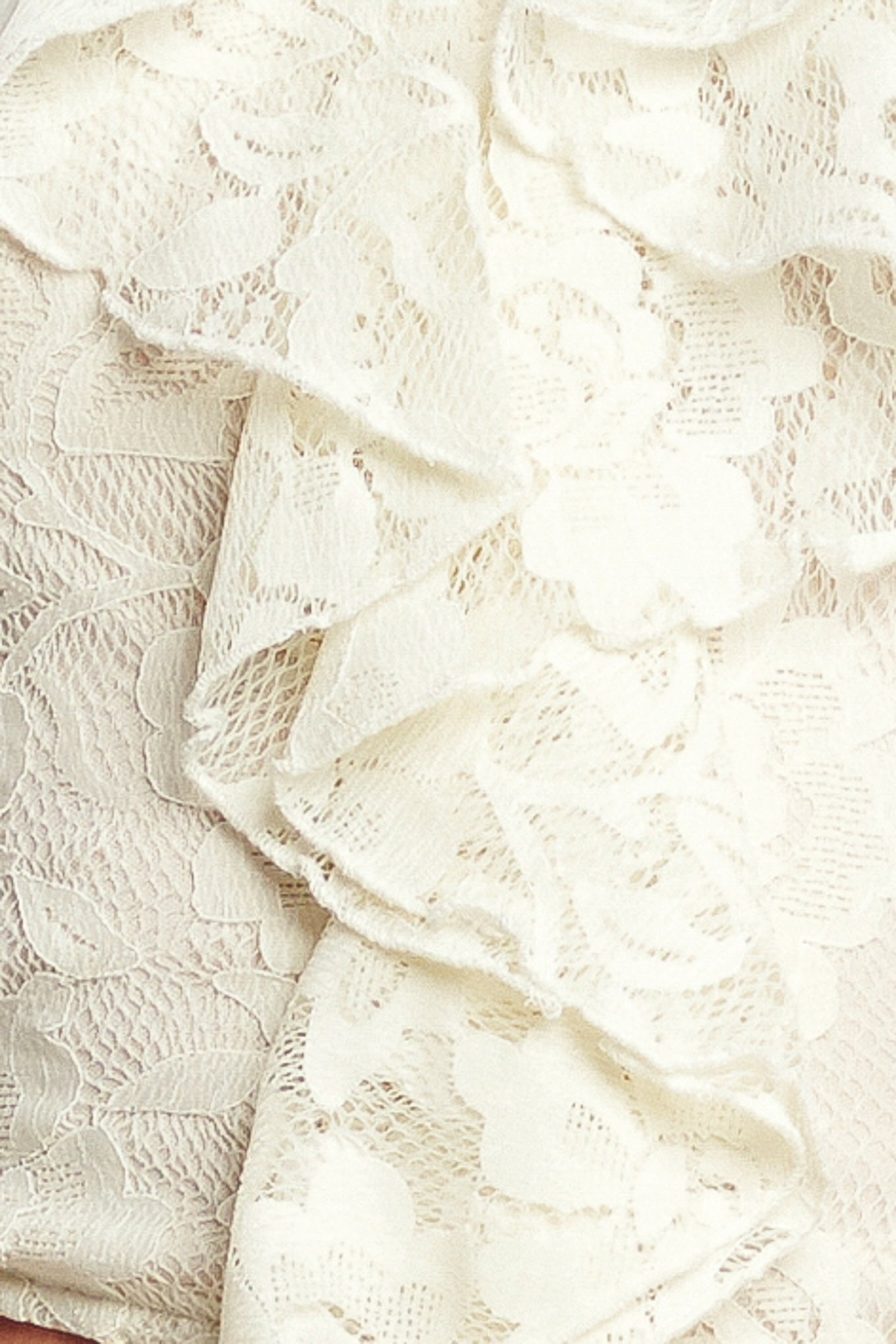 Ballet Muse Woven Lace Halter Top With Ruffles Tie Back Smocked Bodice Flying Tomato