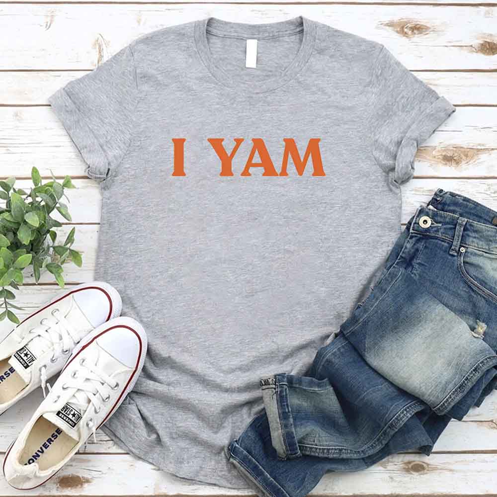 I YAM T-Shirt – Funny Thanksgiving Pun Tee Adorb Custom Tees