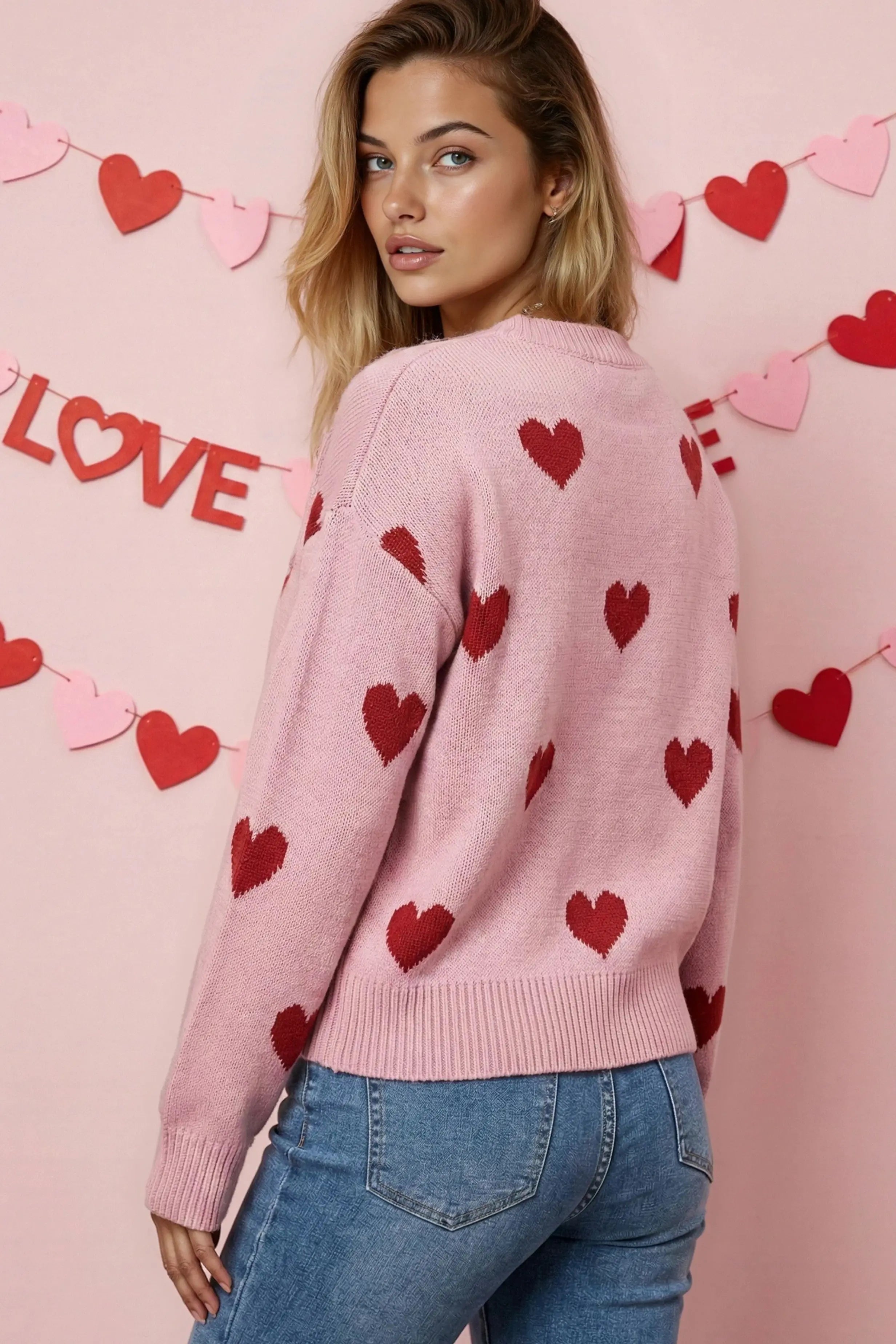 Heart Sweater Miss Sparkling