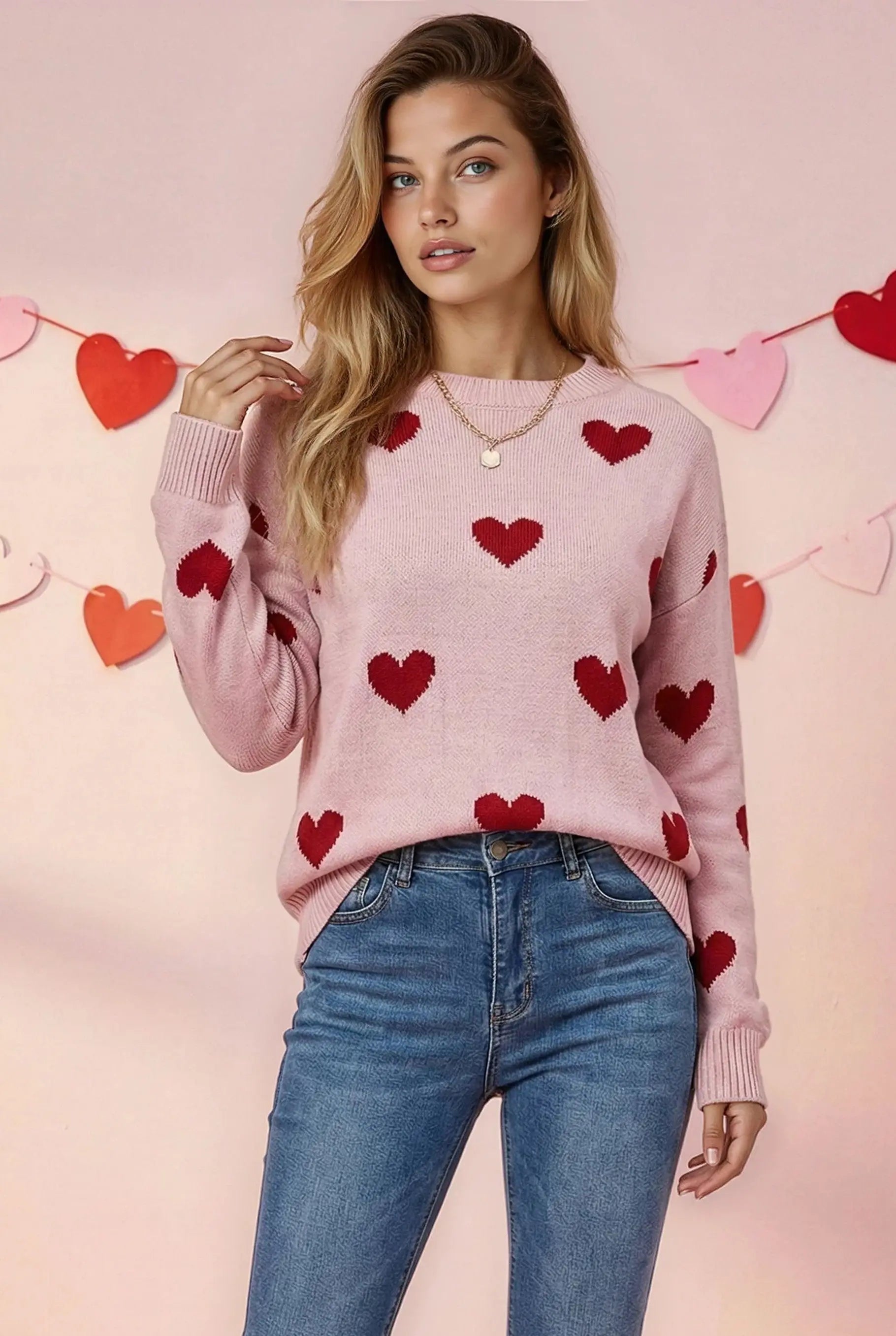 Heart Sweater Miss Sparkling