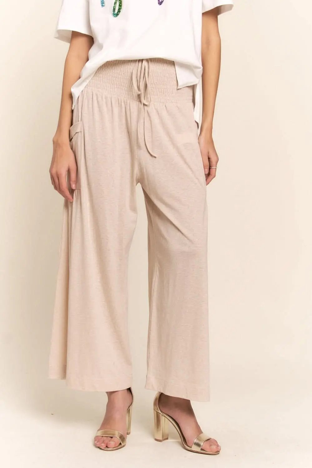 J.nna boho wide leg pants with pockets - Love Salve 