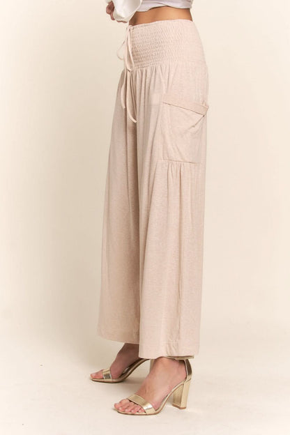 J.nna boho wide leg pants with pockets 