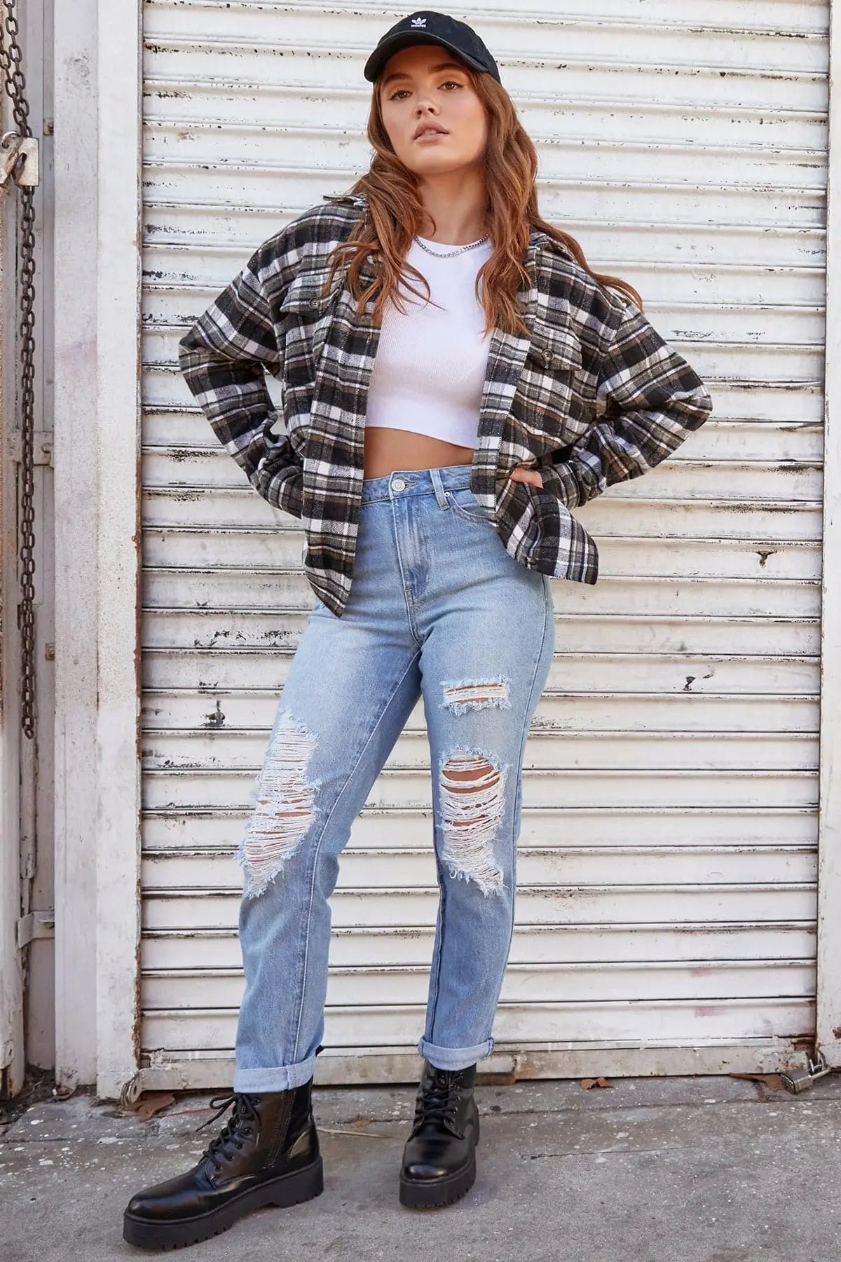 Women's Hybrid Dream Mom Fit Ankle Jeans YMI JEANS