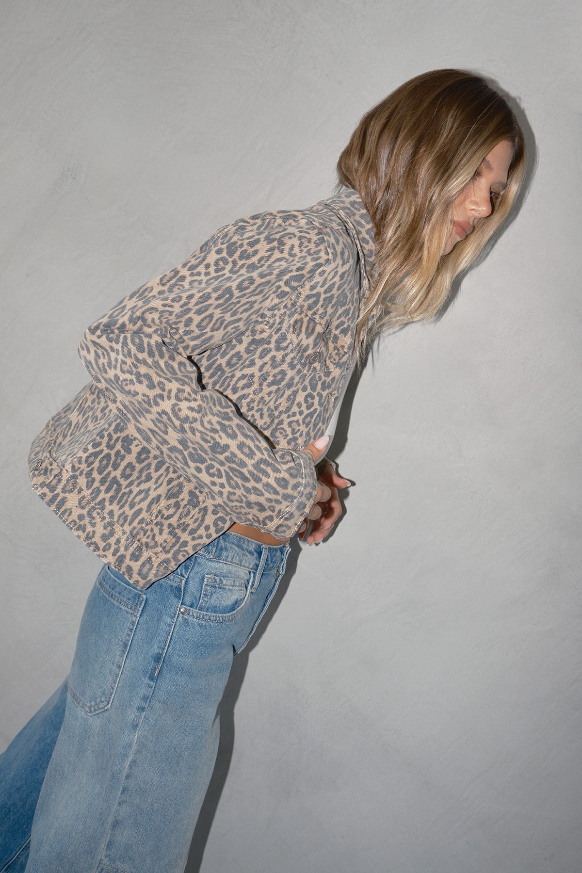 Women's Bull Denim Mid Length Jacket YMI JEANS