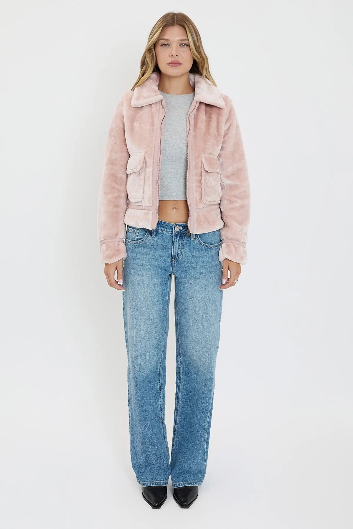 Women's Winter Faux Fur Jacket - Love Salve