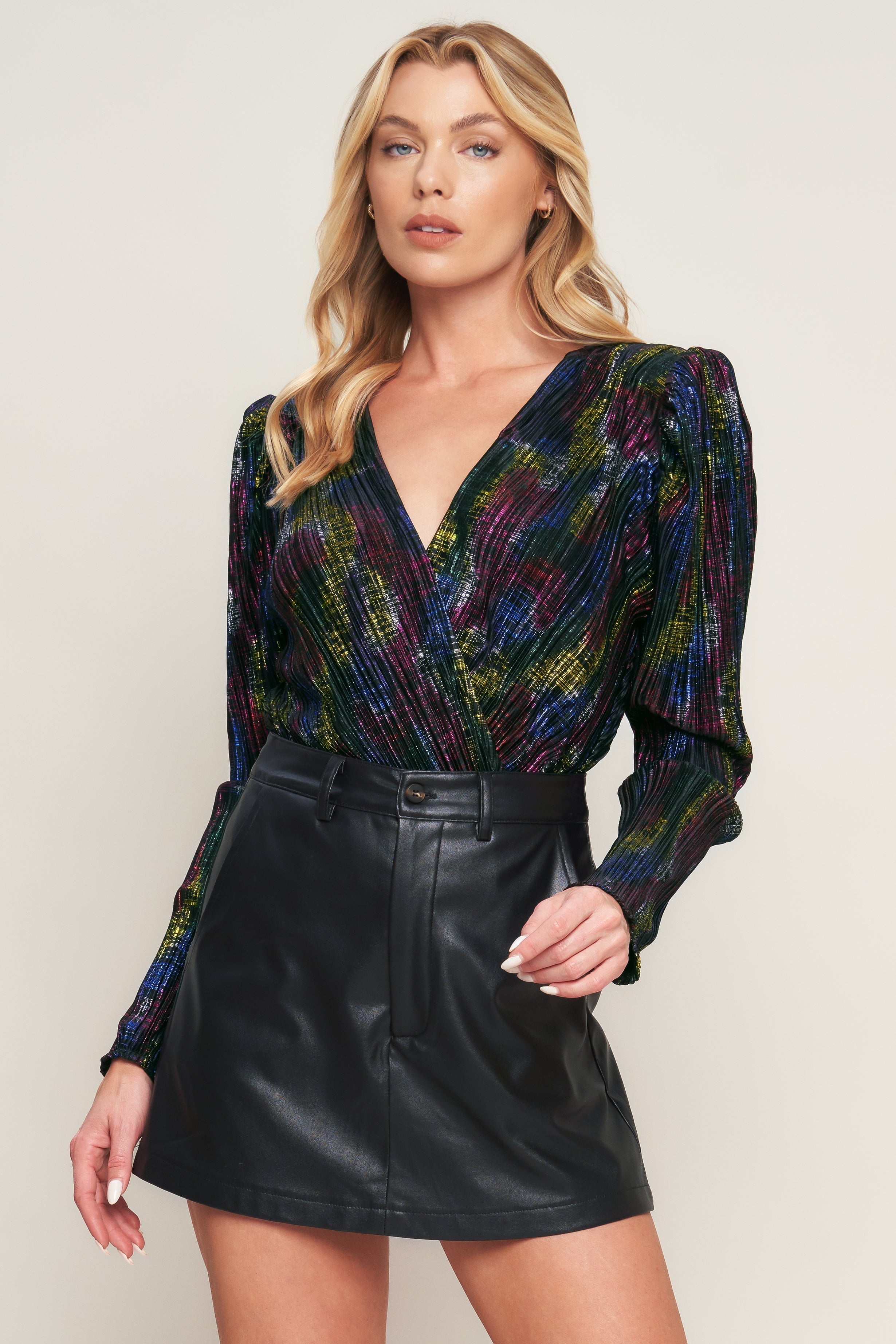 STAY THE NIGHT WOVEN BODYSUIT Flying Tomato