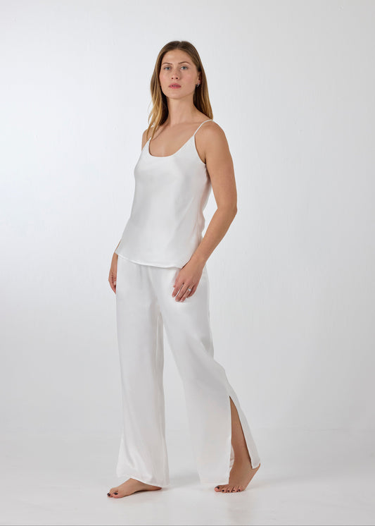 A.ROSE Juliet Set, an elegant satin loungewear two-piece co-ord for women, featuring a luxurious and comfortable design.