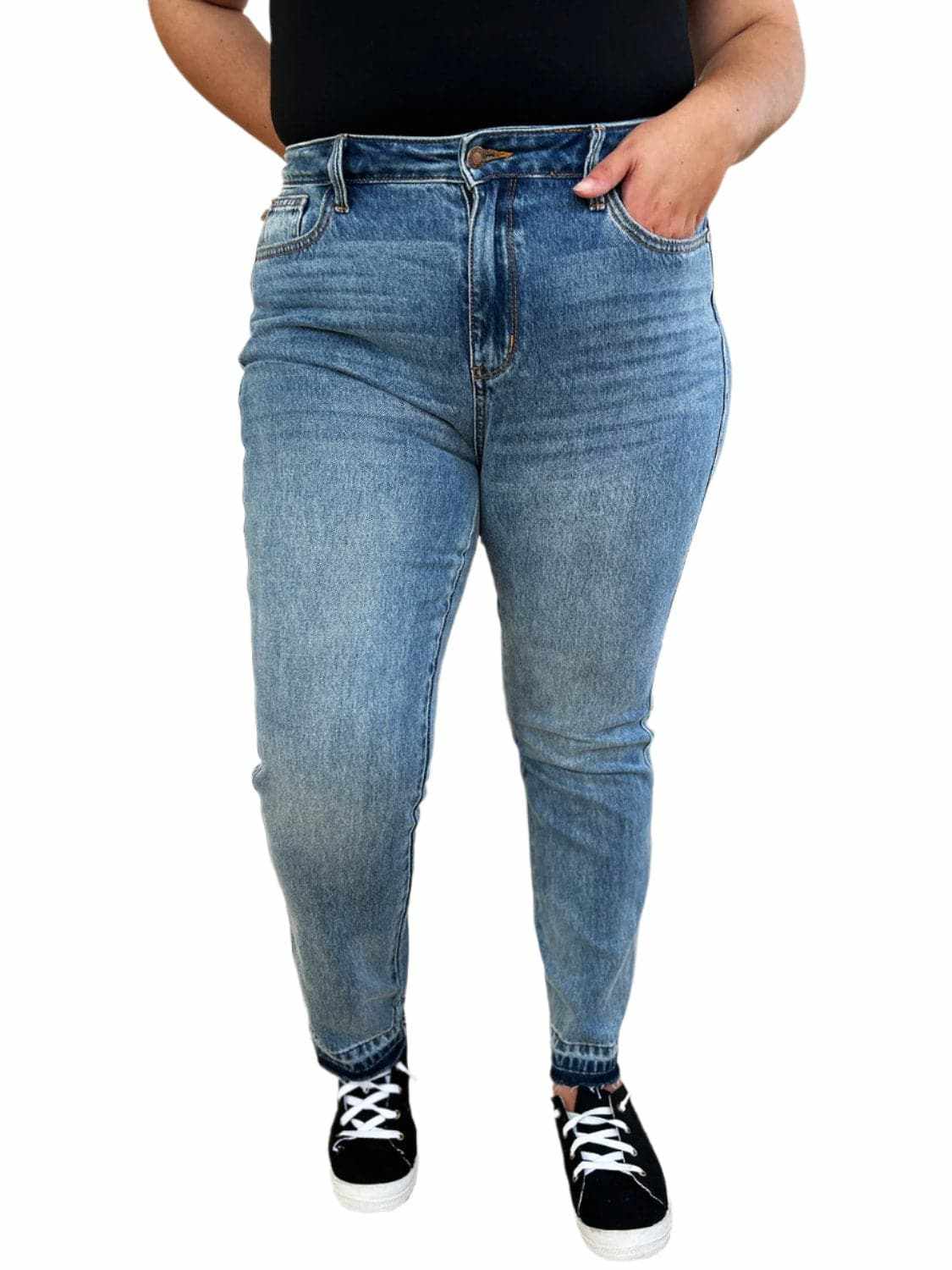 Judy Blue magic release hem jeans - Love Salve 