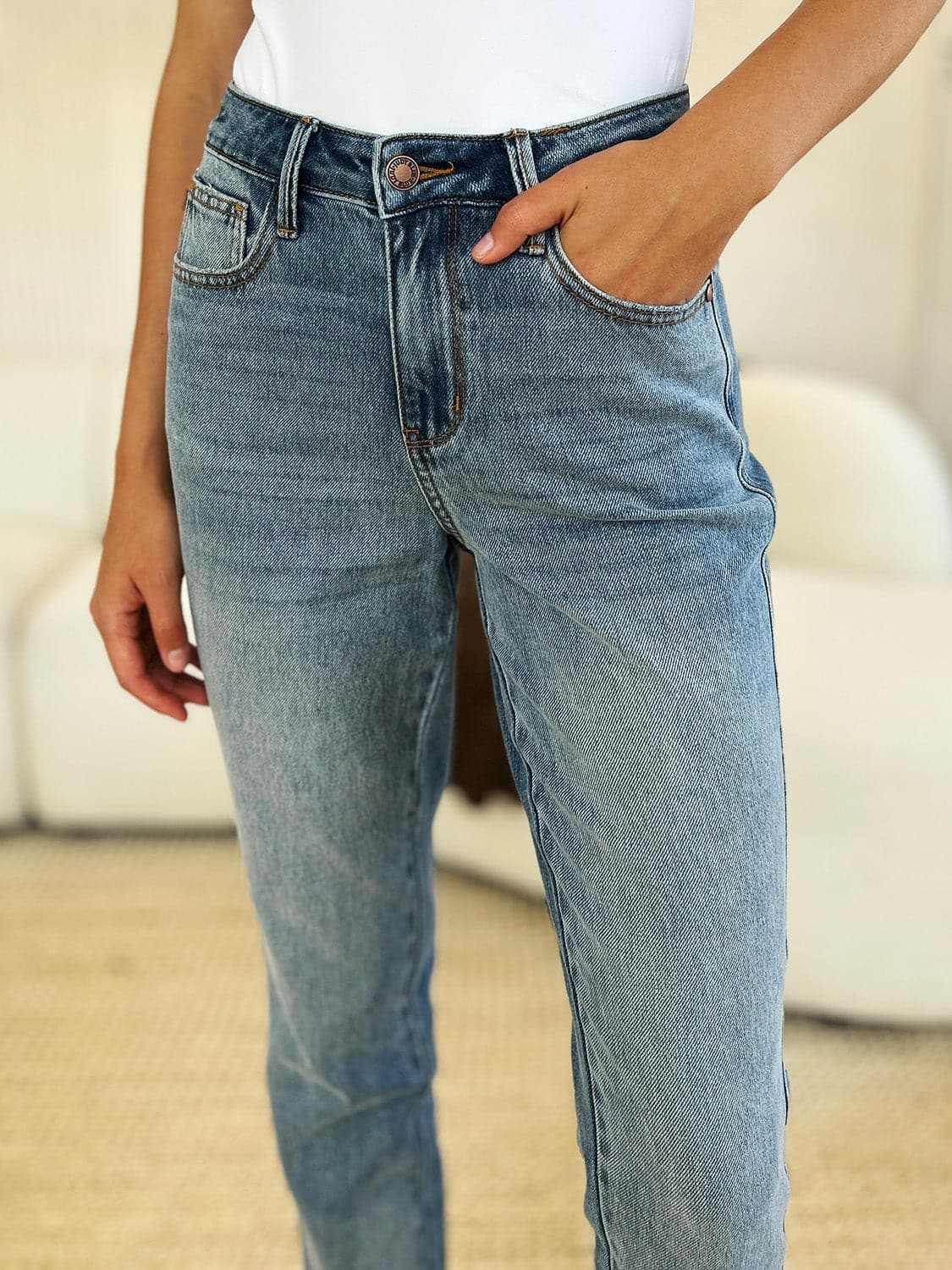 Judy Blue magic release hem jeans - Love Salve 