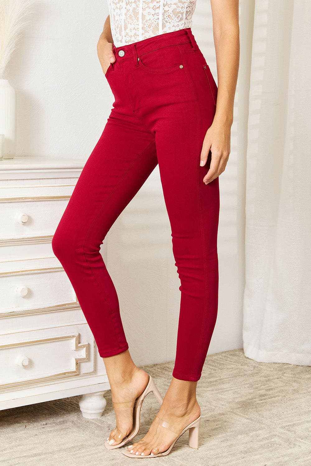 Judy Blue tummy control skinny jeans - Love Salve 