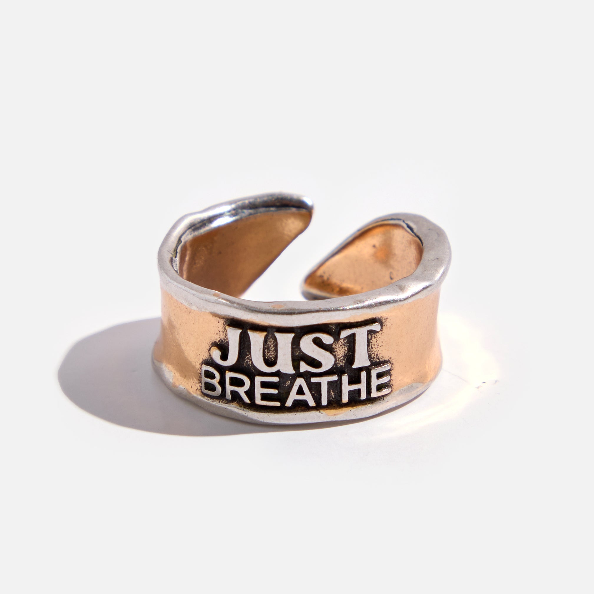 Just Breathe Remember Adjustable Ring Katia Designs