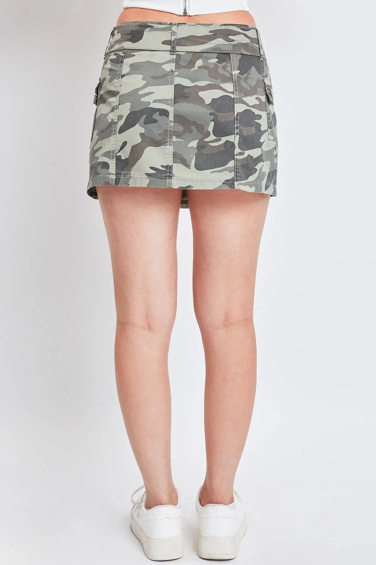 Women’s Belted Mini Cargo Skirt - Love Salve