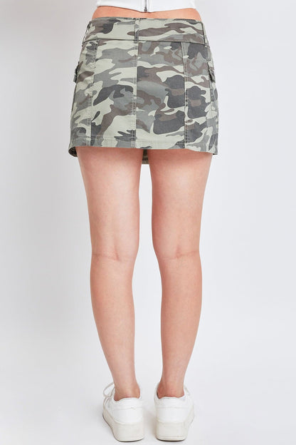 YMI JEANS: Belted Mini Cargo Skirt