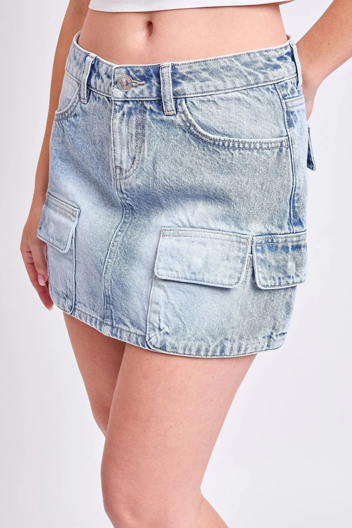 Women's Mini Cargo Skirt YMI JEANS