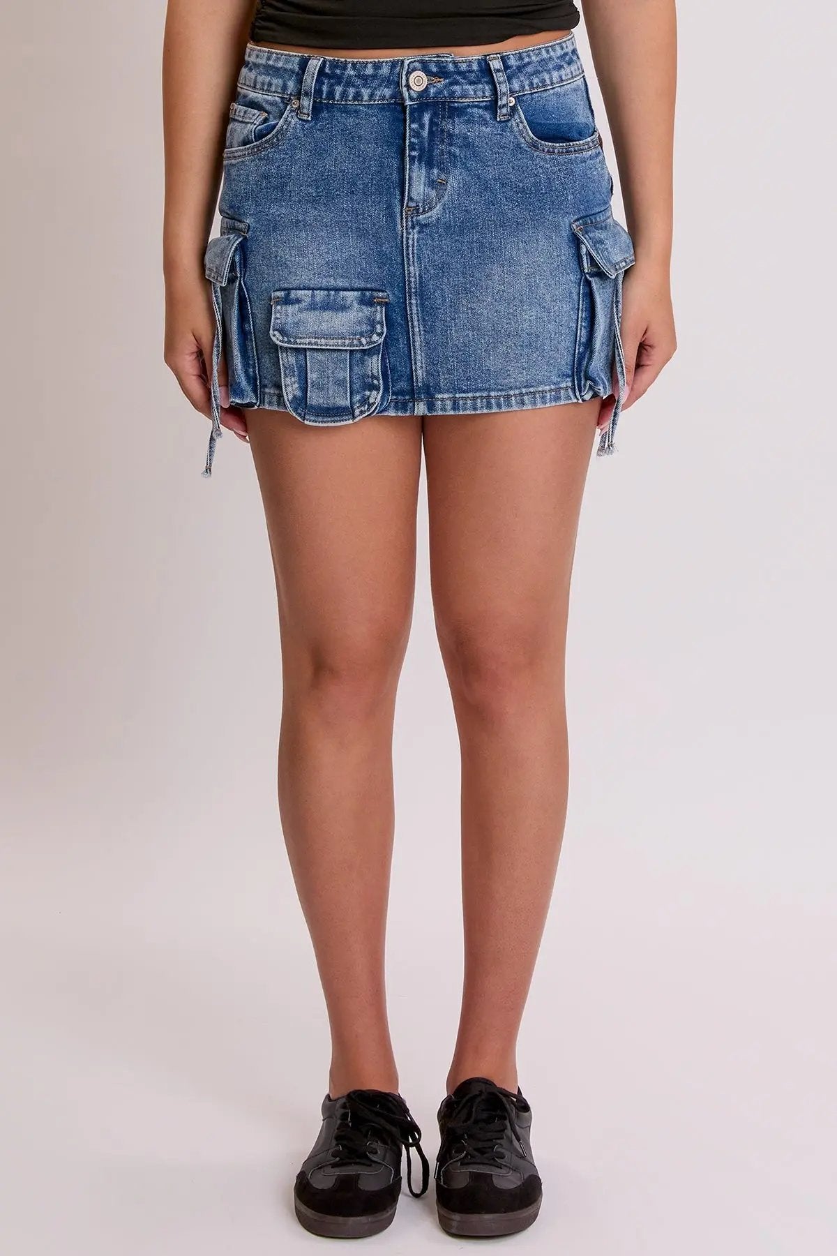 YMI JEANS: Women's Cargo Mini Skirt - Love Salve