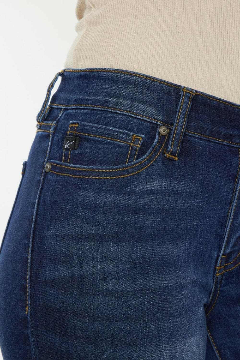 Kancan mid rise ombre skinny jeans - Love Salve 