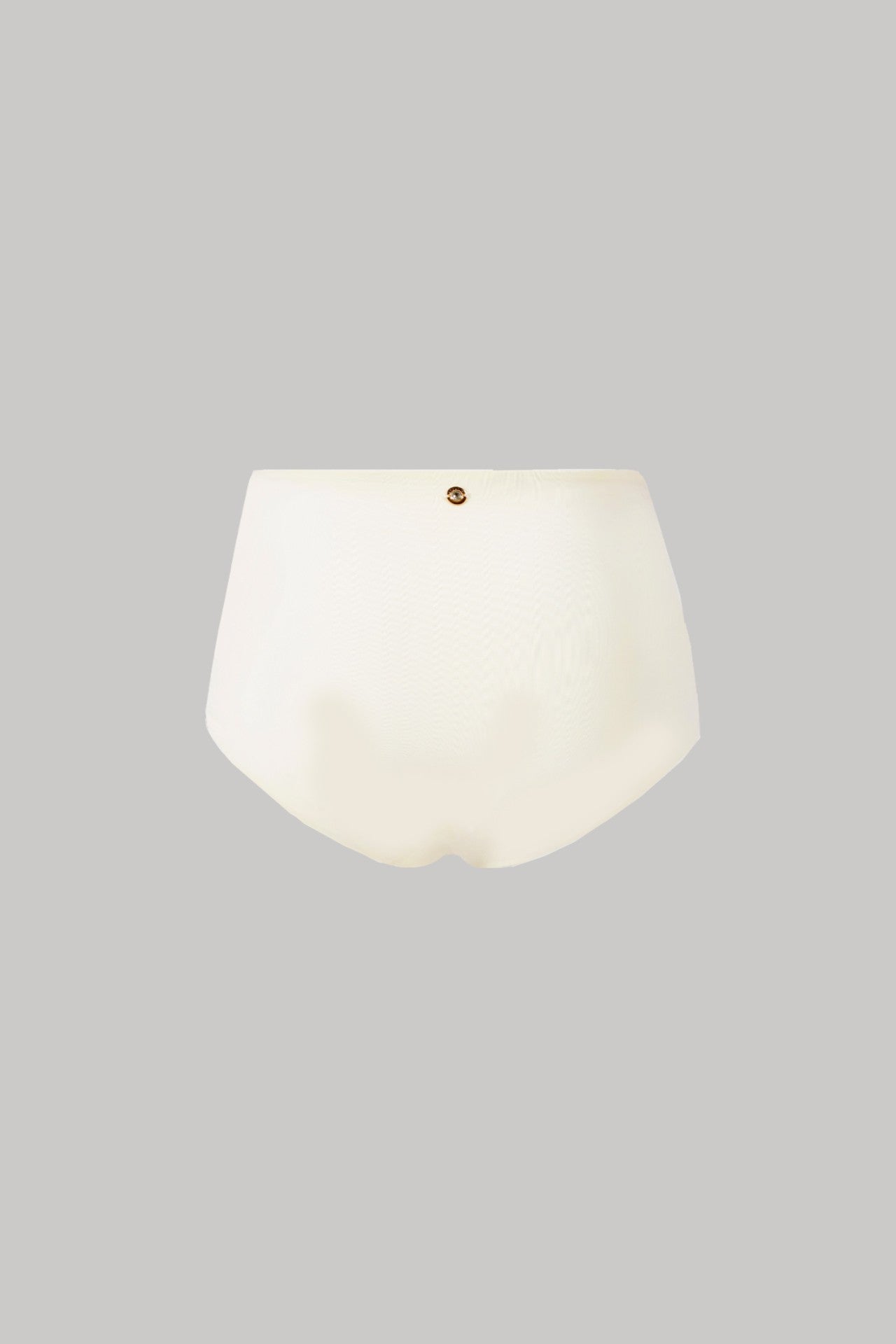 Lily High Waisted Swim Bottoms in Seashell Color - Love Salve 