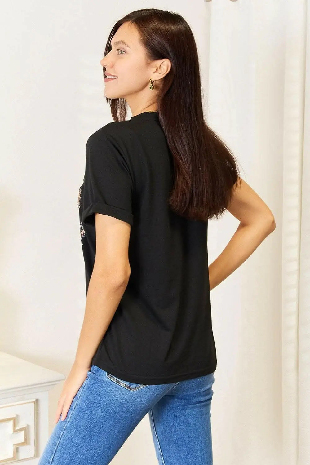 Leopard print empowerment tee - Love Salve 