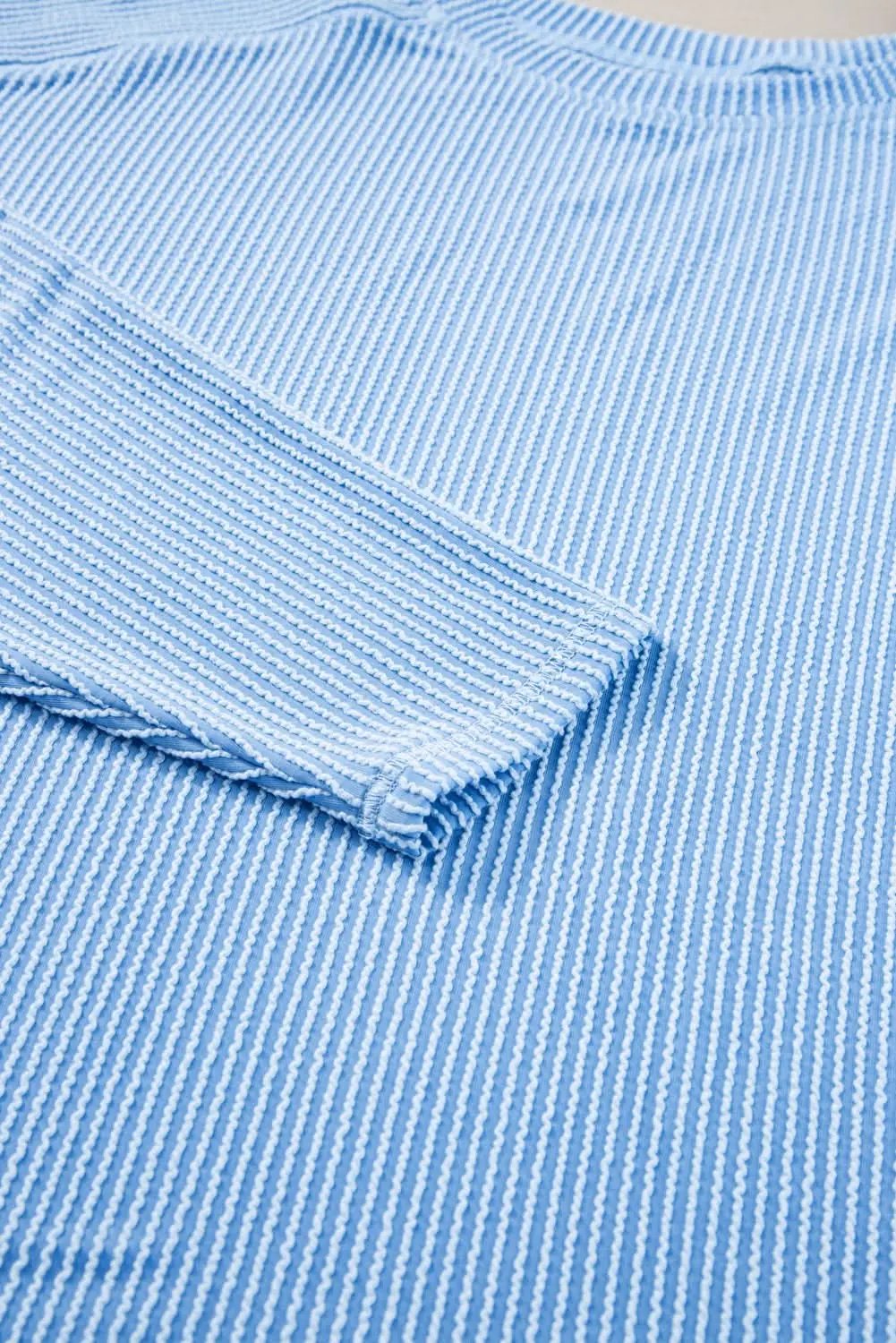 Light blue plus size lounge set - Love Salve 