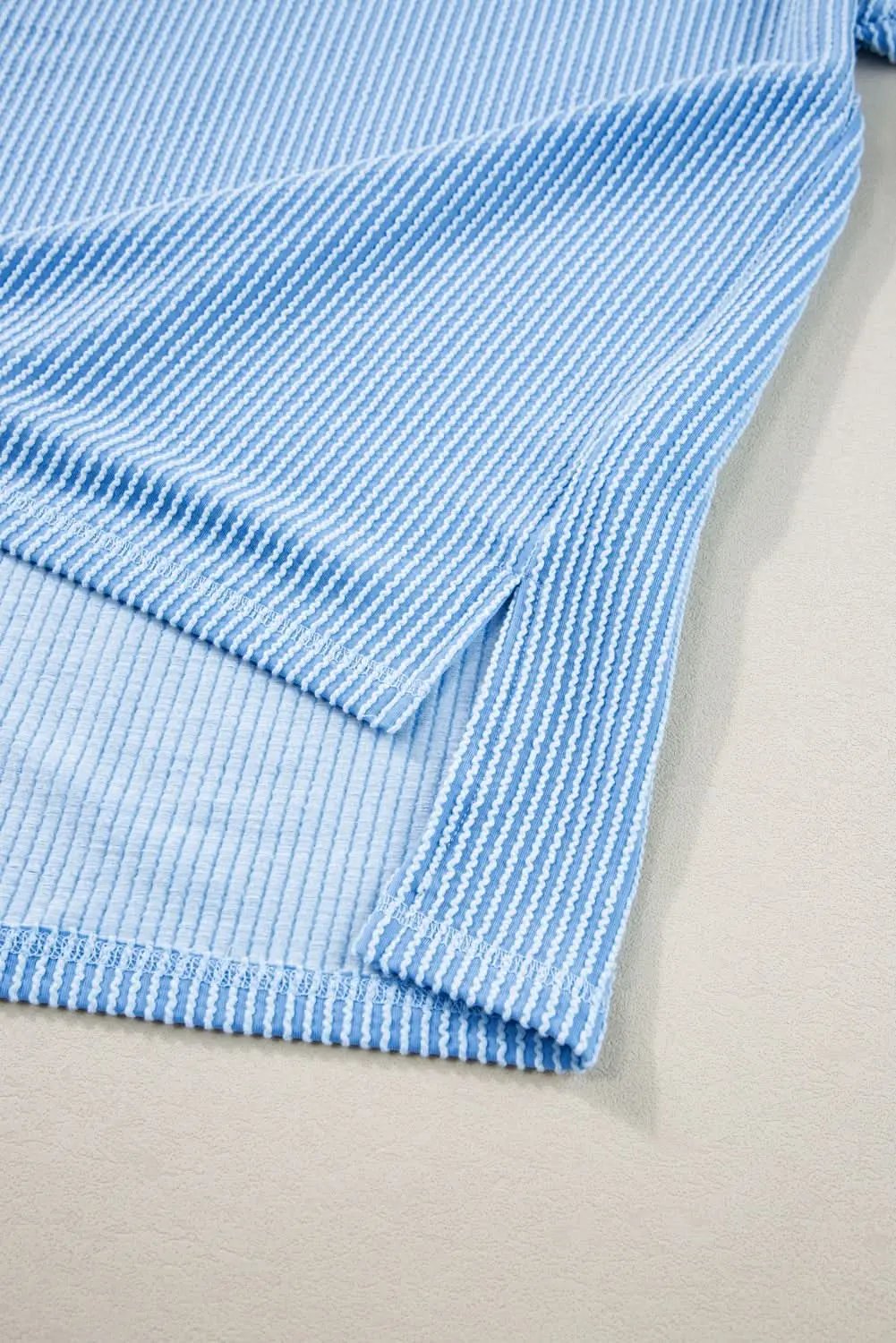 Light blue plus size lounge set - Love Salve 